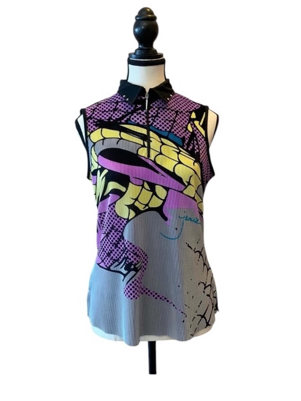 Jamie Sadock Graphic golf shirt EUC SMALL